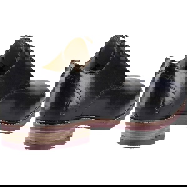 Hush Puppies Mike Leather Men's Black Lace-Up Shoes