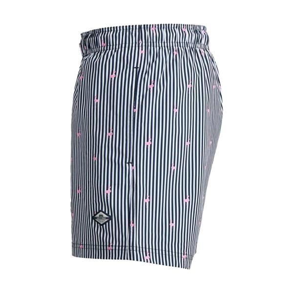 Jack And Jones Mens Striped Swim Shorts - Navy Blazer - 