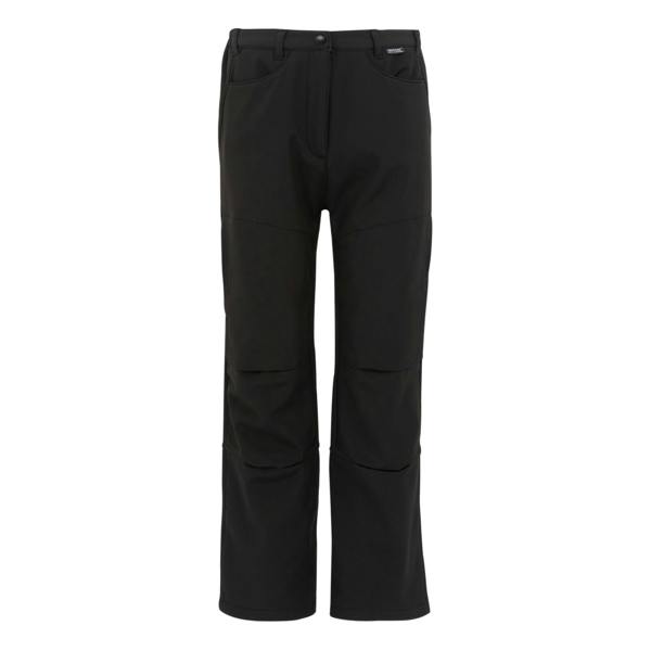 Regatta Childrens/Kids Softshell Hiking Trousers - Black - 