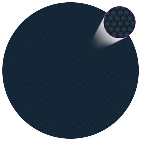 Berkfield Floating PE Solar Pool Film 356 cm Black and Blue