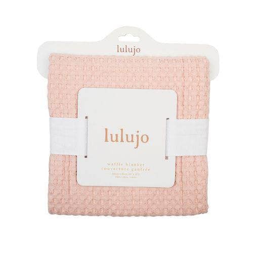 Lulujo - Waffle Blanket - Ballet Slipper