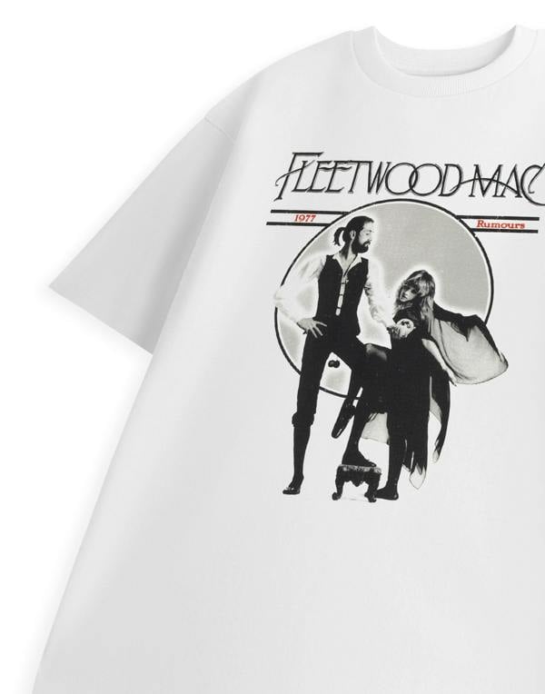 Fleetwood Mac Mens Black Rumours Short Sleeved T-Shirt