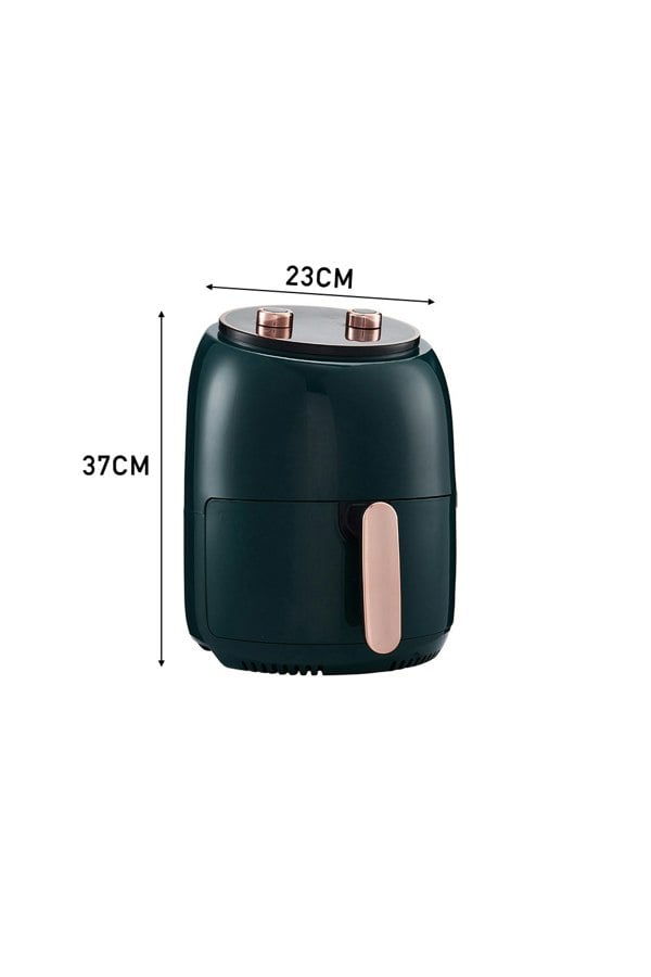 Living and Home 8L Knob Air Fryer Oven Air Circulation Heating with Timer & Temps Control , Overheat Protection and Audible Alarm