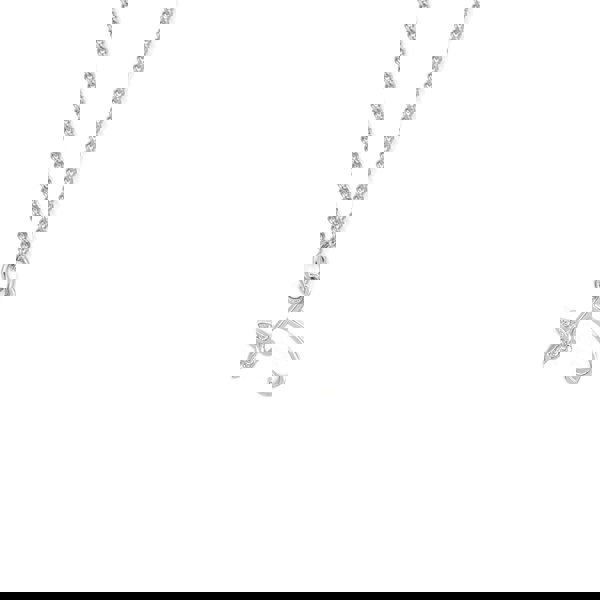 Say It With Dainty Winged Initial Charm Necklace - Sterling Silver