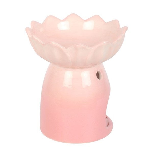 Serano Pink Water Lily Oil Burner and Wax Warmer