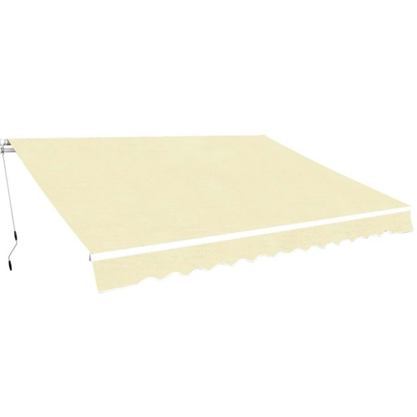 Berkfield Folding Awning Manual Operated 400 cm Cream