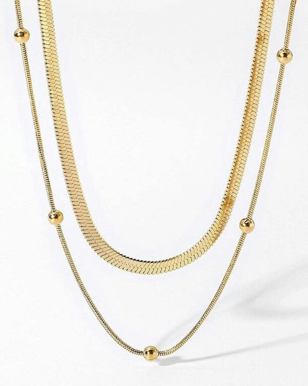 Dainty 18K Gold Chain Choker - Necklaces - Elk & Bloom
