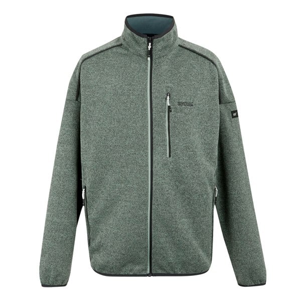 Regatta Mens Kames Full Zip Fleece Jacket - Glacier/Stormy Weather