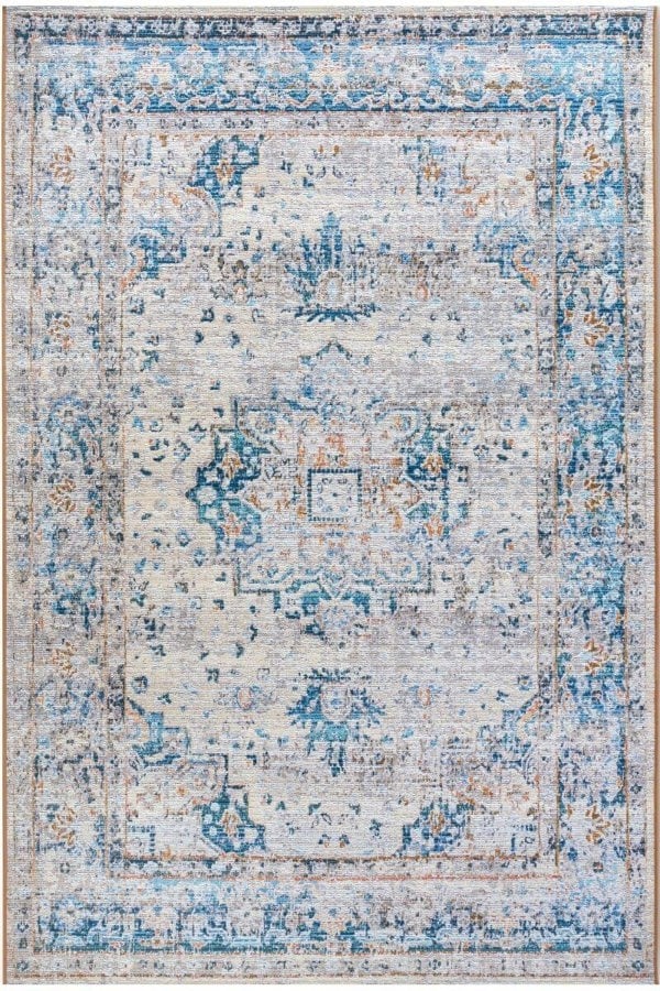 The Rugs Vintage Bordered Indoor-Outdoor Rug