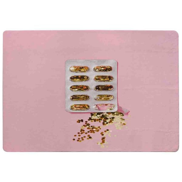 Benjamin Tate Design Glitter Pills Rug