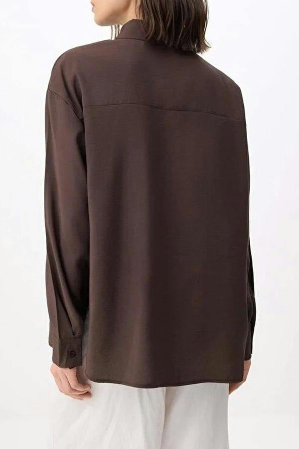 WOVCOR Loose Fit Modal Shirt