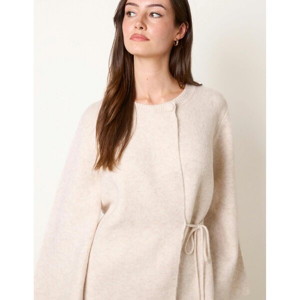 Blue Vanilla Cardigan With Soft Textured Finish