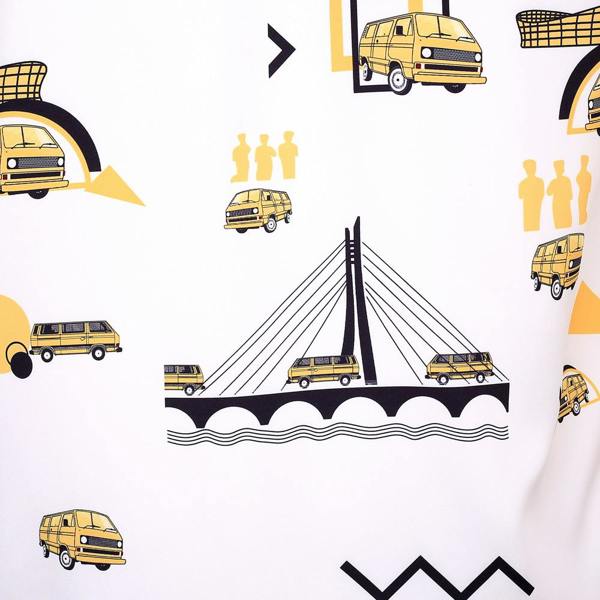 David WeJ Lagos 2 Piece Set - White Yellow