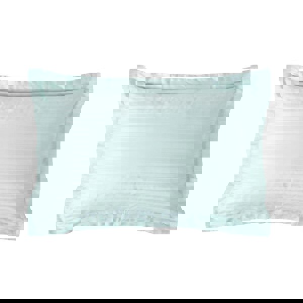 HOMESCAPES Silky 330 TC Egyptian Cotton Satin Stripe Oxford Pillowcase, Standard Size