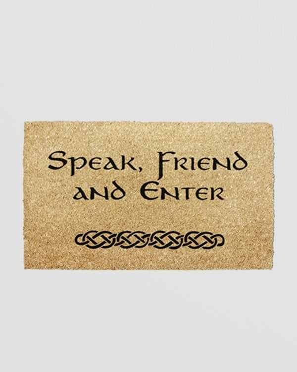 Speak Friend and Enter Doormat (60 x 40cm)