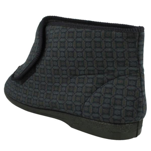 Balmoral Mens Balmoral Hook And Loop Bootie Slippers MVB M46