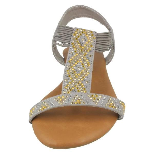 Spot On Ladies Spot On Flat Sandals