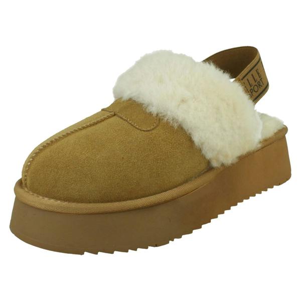 Elle Sport Ladies Elle Sport Chunky Slipper Shoes F4479