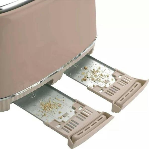 KENWOOD Elegancy TFP10.A0BW 4-Slice Toaster 1800 W Mocha