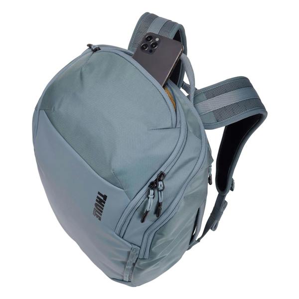Thule Chasm Laptop Backpack 26L Pond Grey, Durable Water Resistant Travel Bag