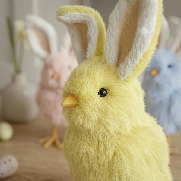Garden Greatness Trio Spingtime Easter Fluffy Chicks With Ears