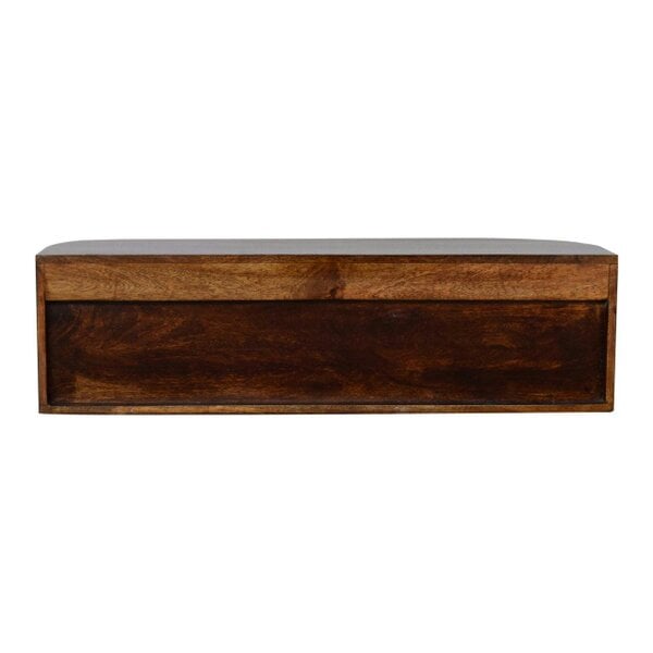 Wyld Haus Positano Chestnut Mango Wood Wall Mounted Console Table