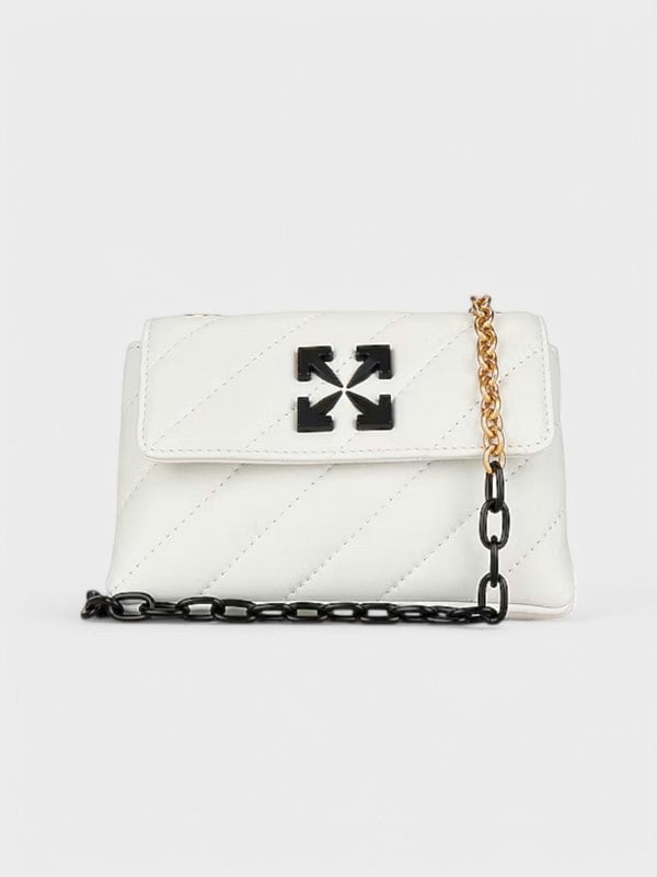Off - White Jackhammer 17 Shoulder Bag White Black - Supplied FashionOff - White