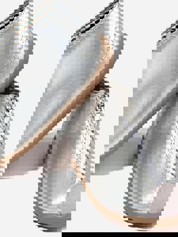 Pom D'Api Girls Home Zip Vegan Boots in Silver