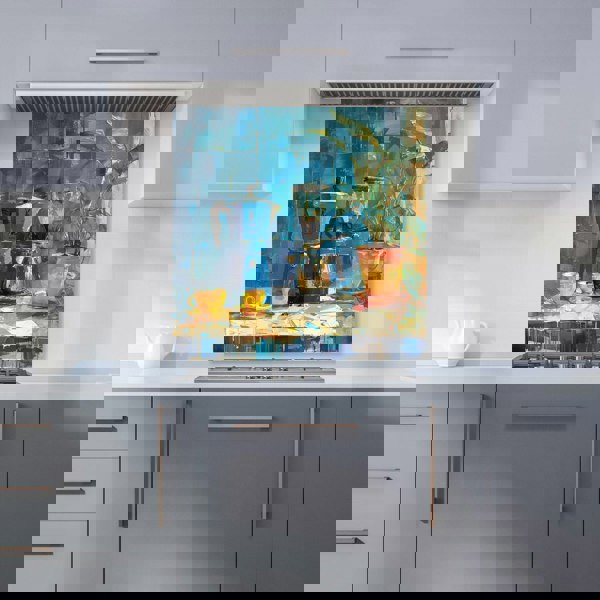 Warren Reed - Designer Morning Coffee: A Painterly View Kitchen Splashback