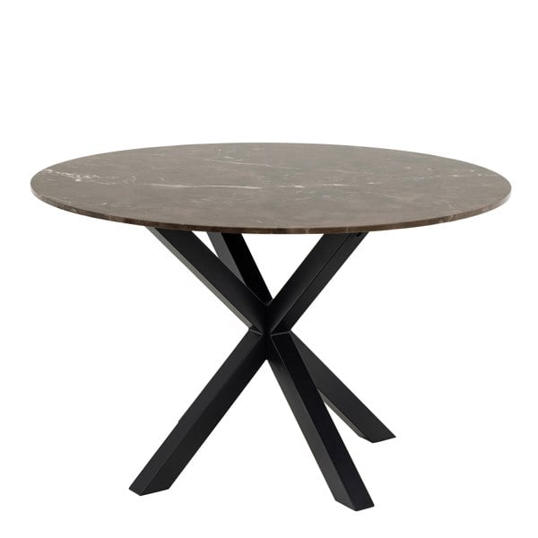 Furniture To Go Heaven Dining Table with Brown Polished Marble Top