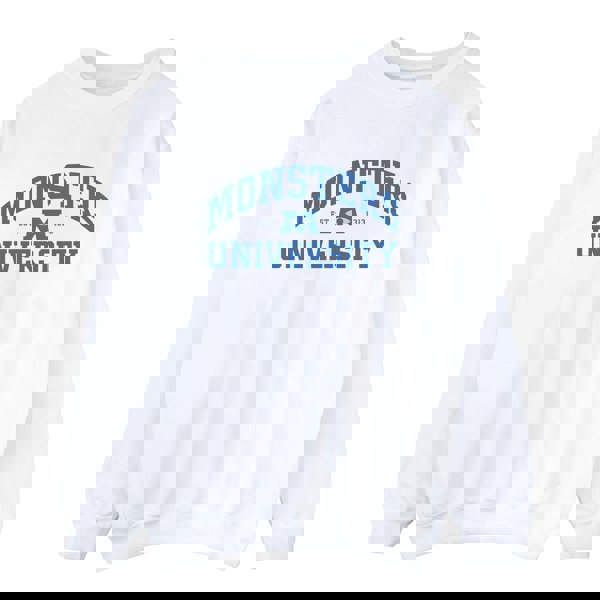 Disney Mens Monsters University Logo Sweatshirt - White