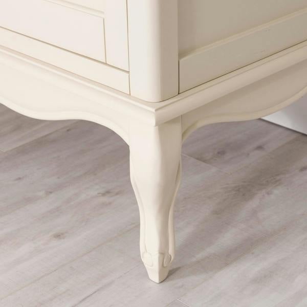 Statement Furniture Juliette Double Wardrobe with Crystal Handles French Style 2 Door Bedroom Storage