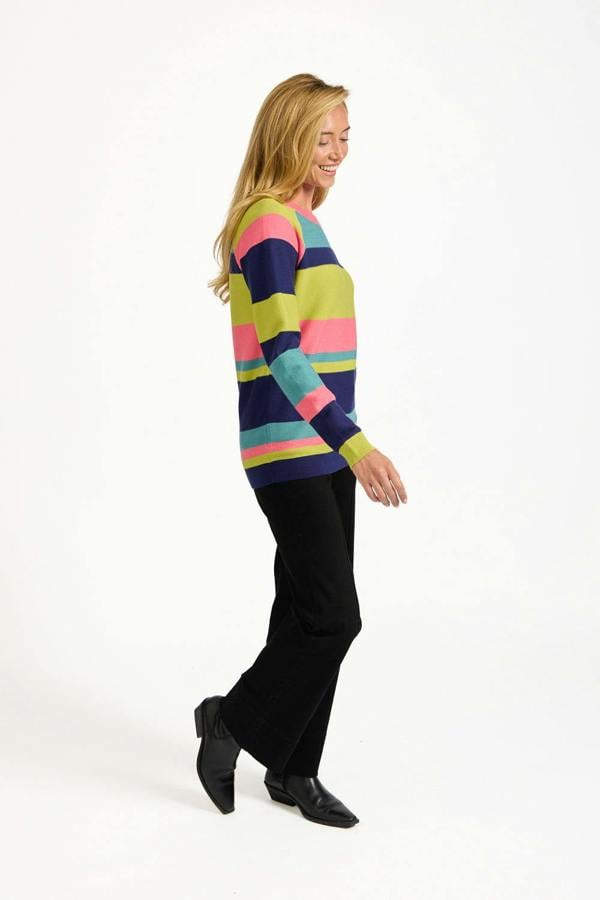 Multi Stripe Knit Jumper