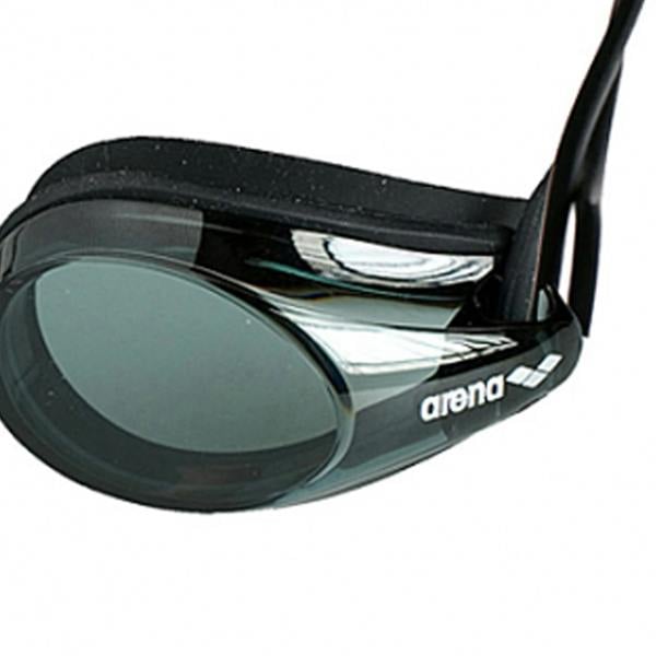 Arena Unisex Adult Tracks Clear Swimming Goggles - Smoke/Black - 