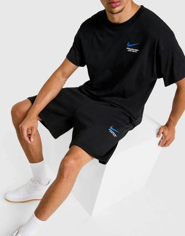Nike Athletic T-Shirt and Short Set Black