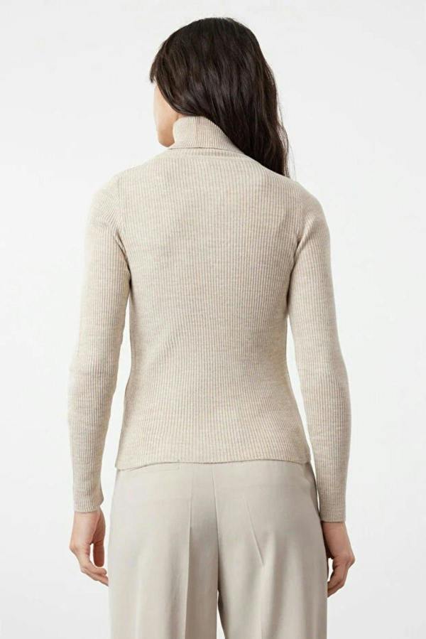 WOVCOR Basic Turtleneck Knit Sweater