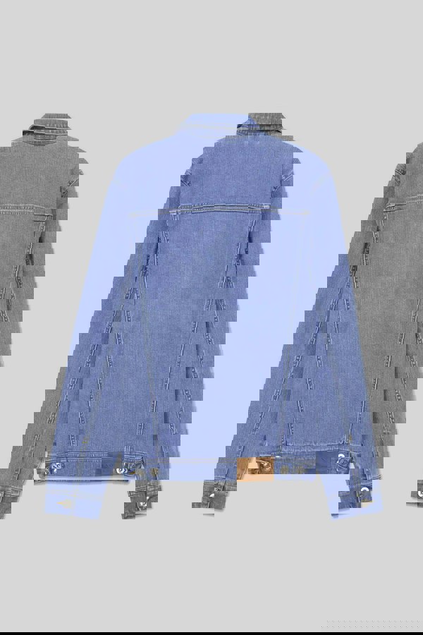 ENORSIA Mens Classic Blue Denim Jacket