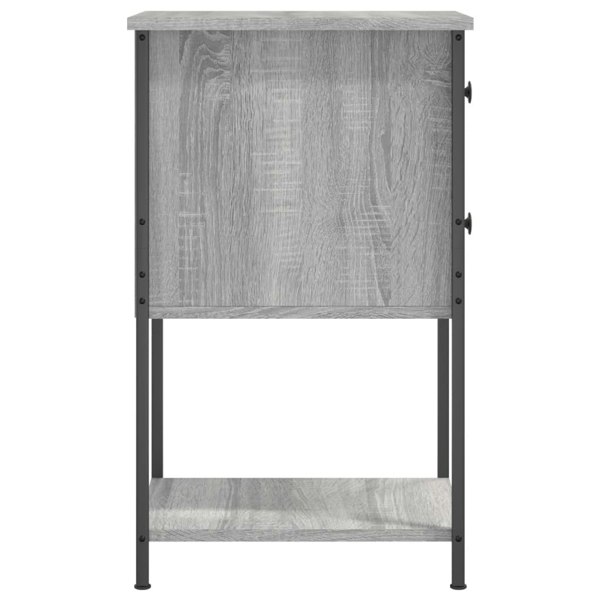 Berkfield Bedside Cabinets 2 pcs Grey Sonoma 32x42x70 cm Engineered Wood