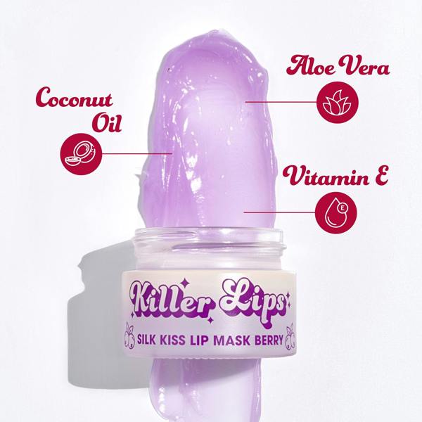 Killer Lips Silk Kiss Lip Mask - Berry