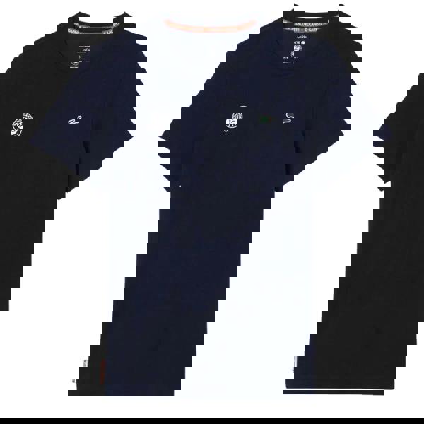 Lacoste Mens Roland-Garros Ultra Dry Tennis T-Shirt - Blue - 