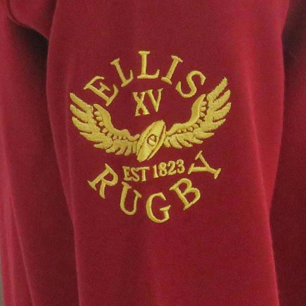 Ellis-Rugby-Red-Hoodie-Full-Zip-Ellis-Rugby-Crest