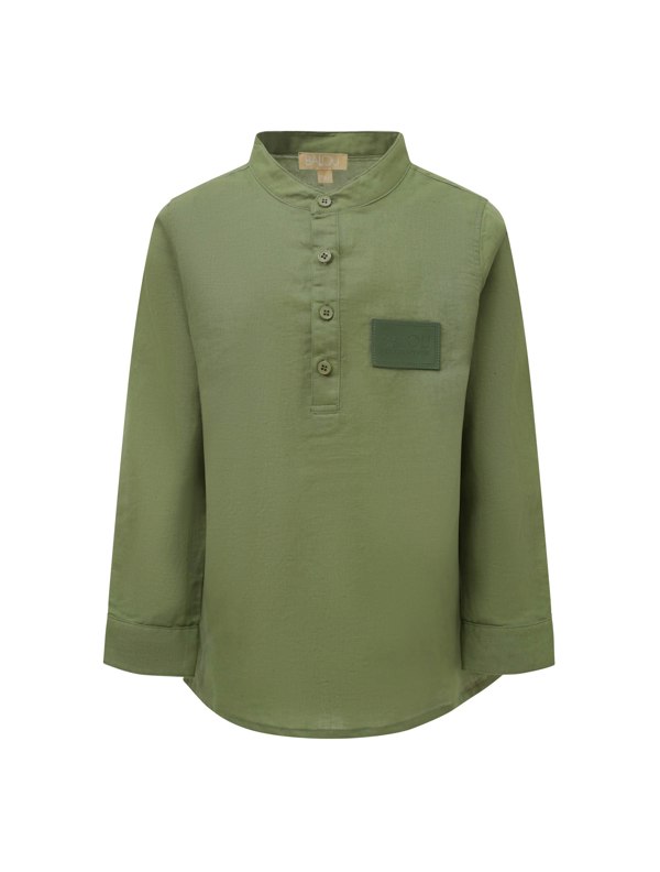 BALOU Boys Linen Shirt - Khaki