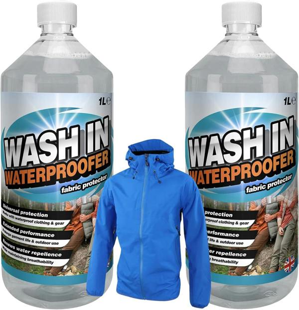1 x 1 Litre Wash In Waterproofer Fabric Protector For All Outdoor Clothing