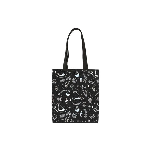 Serano Crystal Witch Print Polycotton Tote Bag