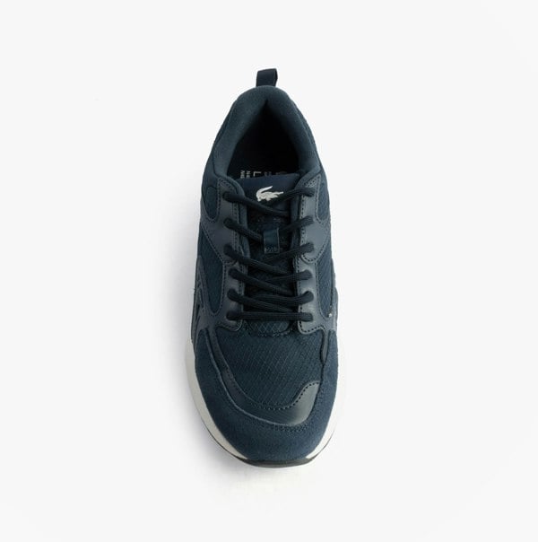 Lacoste L003 EVO Mens Performance Trainers Trainers Navy/White