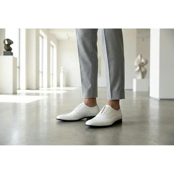 Dolcetto Men’s Formal Patent PU Leather Oxford Shoes