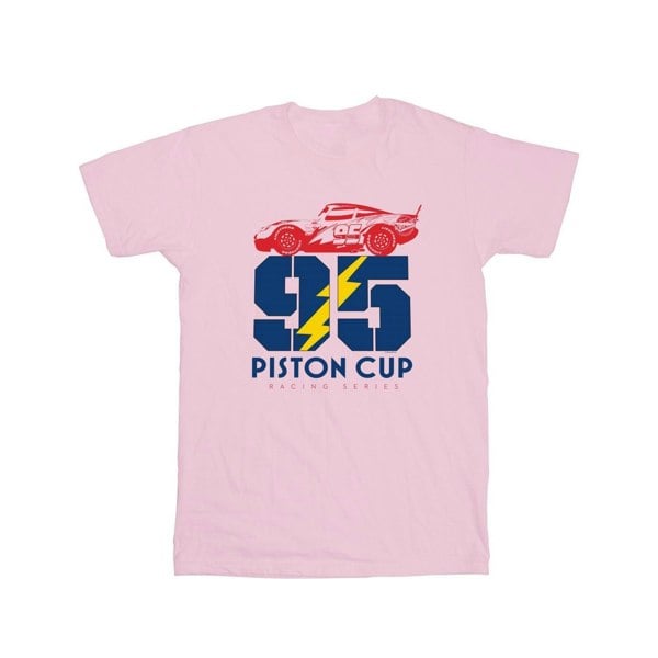 Disney Mens Cars Piston Cup 95 T-Shirt - Baby Pink