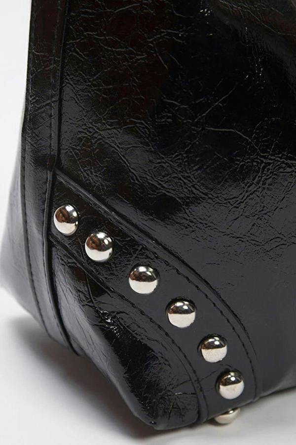 WOVCOR Trok Stone Embellished Belt Buckle Oval Women's Shoulder Bag