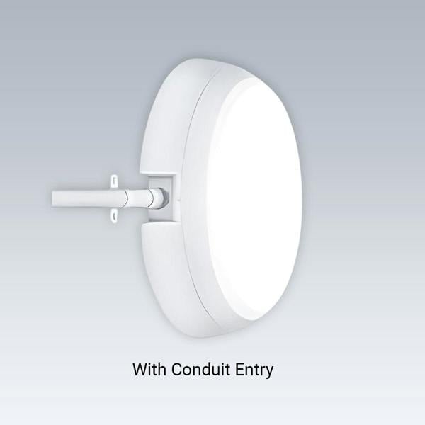 ENER-J ENERJ Superhero 9-in-1 LED Bulkhead, 12W/15W/18W Power Switchable, 3000K-6000K CCT, IP65 IK10 Impact-Resistant 320mm (Standard / Sensor)