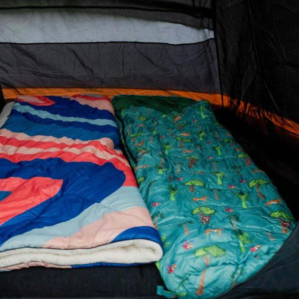 OLPRO Jungle Kids Camping Bundle - Sleeping Bag, Camping Chair, Insulated Blanko